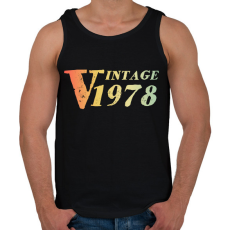 PRINTFASHION 1978 - Férfi atléta - Fekete