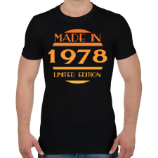 PRINTFASHION 1978 - Férfi póló - Fekete férfi póló