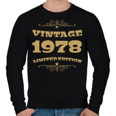 PRINTFASHION 1978 - Férfi pulóver - Fekete
