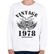 PRINTFASHION 1978 - Gyerek pulóver - Fehér gyerek pulóver, kardigán