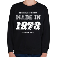 PRINTFASHION 1978 - Gyerek pulóver - Fekete gyerek pulóver, kardigán