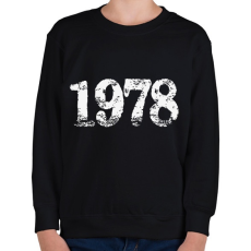 PRINTFASHION 1978 - Gyerek pulóver - Fekete