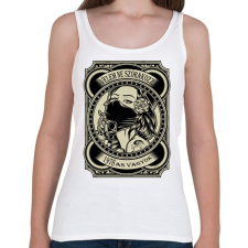 PRINTFASHION 1978 Velem ne szórakozz - Női atléta - Fehér női trikó