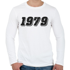 PRINTFASHION 1979 - Férfi hosszú ujjú póló - Fehér