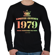 PRINTFASHION 1979 - Férfi hosszú ujjú póló - Fekete férfi póló