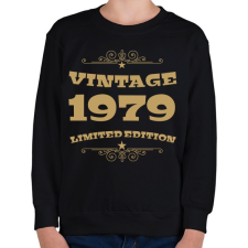 PRINTFASHION 1979 - Gyerek pulóver - Fekete gyerek pulóver, kardigán
