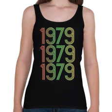 PRINTFASHION 1979 - Női atléta - Fekete