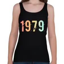PRINTFASHION 1979 - Női atléta - Fekete női trikó