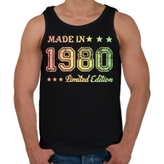 PRINTFASHION 1980 - Férfi atléta - Fekete