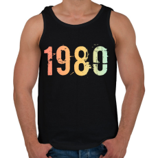 PRINTFASHION 1980 - Férfi atléta - Fekete