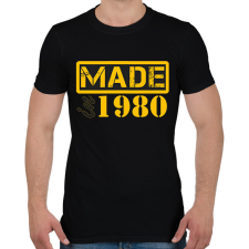 PRINTFASHION 1980 - Férfi póló - Fekete férfi póló