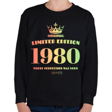 PRINTFASHION 1980 - Gyerek pulóver - Fekete gyerek pulóver, kardigán