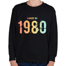 PRINTFASHION 1980 - Gyerek pulóver - Fekete gyerek pulóver, kardigán