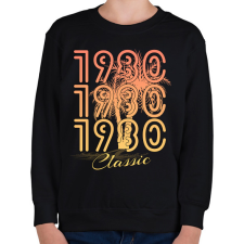 PRINTFASHION 1980 - Gyerek pulóver - Fekete gyerek pulóver, kardigán