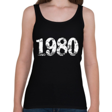 PRINTFASHION 1980 - Női atléta - Fekete női trikó