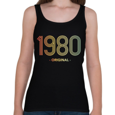 PRINTFASHION 1980 - Női atléta - Fekete női trikó