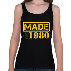 PRINTFASHION 1980 - Női atléta - Fekete