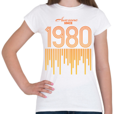 PRINTFASHION 1980 - Női póló - Fehér női póló