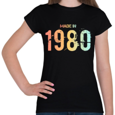 PRINTFASHION 1980 - Női póló - Fekete