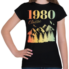 PRINTFASHION 1980 - Női póló - Fekete
