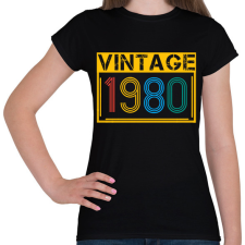 PRINTFASHION 1980 - Női póló - Fekete női póló