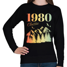 PRINTFASHION 1980 - Női pulóver - Fekete