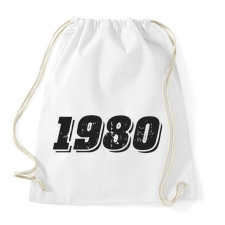 PRINTFASHION 1980 - Sportzsák, Tornazsák - Fehér tornazsák