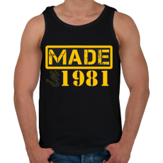 PRINTFASHION 1981 - Férfi atléta - Fekete