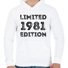 PRINTFASHION 1981 - Férfi kapucnis pulóver - Fehér férfi pulóver, kardigán