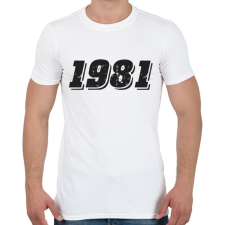 PRINTFASHION 1981 - Férfi póló - Fehér férfi póló