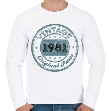 PRINTFASHION 1981 - Férfi pulóver - Fehér férfi pulóver, kardigán