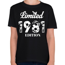 PRINTFASHION 1981 - Gyerek póló - Fekete gyerek póló