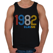 PRINTFASHION 1982 - Férfi atléta - Fekete atléta, trikó