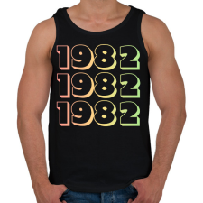 PRINTFASHION 1982 - Férfi atléta - Fekete atléta, trikó