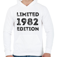 PRINTFASHION 1982 - Férfi kapucnis pulóver - Fehér