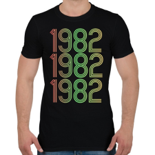 PRINTFASHION 1982 - Férfi póló - Fekete férfi póló