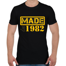 PRINTFASHION 1982 - Férfi póló - Fekete férfi póló