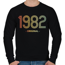 PRINTFASHION 1982 - Férfi pulóver - Fekete