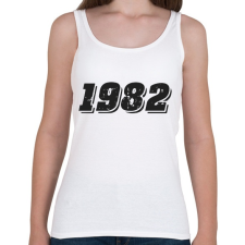 PRINTFASHION 1982 - Női atléta - Fehér női trikó