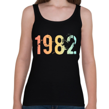 PRINTFASHION 1982 - Női atléta - Fekete női trikó