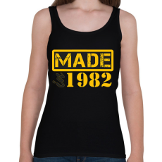 PRINTFASHION 1982 - Női atléta - Fekete