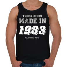 PRINTFASHION 1983 - Férfi atléta - Fekete