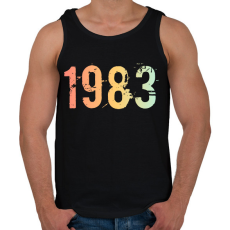 PRINTFASHION 1983 - Férfi atléta - Fekete