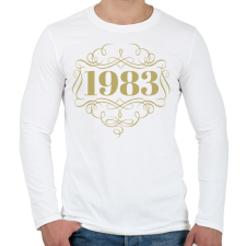 PRINTFASHION 1983 - Férfi hosszú ujjú póló - Fehér férfi póló