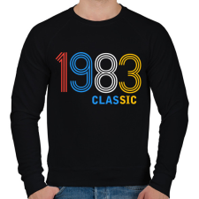 PRINTFASHION 1983 - Férfi pulóver - Fekete férfi pulóver, kardigán