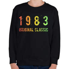 PRINTFASHION 1983 - Gyerek pulóver - Fekete