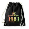 PRINTFASHION 1983 - Sportzsák, Tornazsák - Fekete