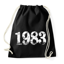 PRINTFASHION 1983 - Sportzsák, Tornazsák - Fekete tornazsák