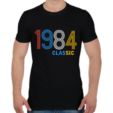 PRINTFASHION 1984 - Férfi póló - Fekete férfi póló