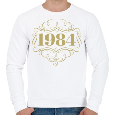 PRINTFASHION 1984 - Férfi pulóver - Fehér férfi pulóver, kardigán